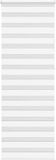 vidaXL Zebra rolgordijn 70x230 cm stofbreedte 65,9 cm polyester wit