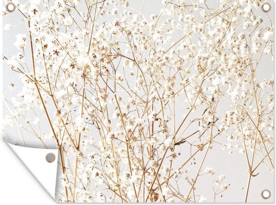 GreatGardenPosters Tuinposter - Natuur - Takken - Bloemen - 40x30 cm - Buitenposter - PVC/Kunststof - Rechthoek