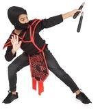 RUBIE'S Ninja-kostuum voor kinderen, eenheidsmaat (5-8 jaar)