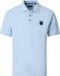 CASAMODA Polo Jersey Tipping Lichtblauw - Maat M - Heren
