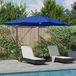 Prolenta Maison Exclusive Parasol 351 x 250 x 253 cm Polyester en Aluminium