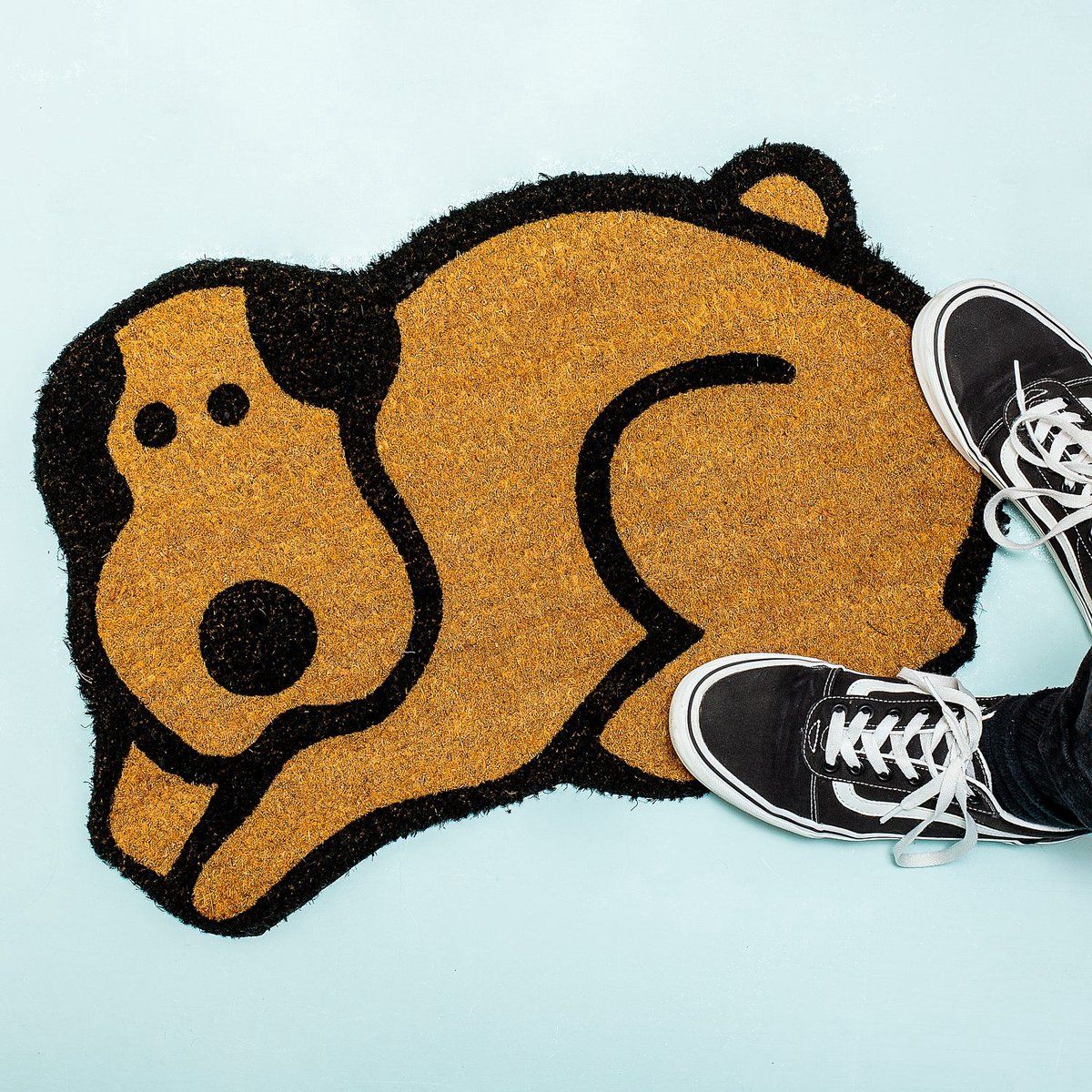 Out of the Blue Huisdier Deurmat - Hond - Zwart/Bruin - 2023