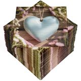 HEKU 100 servetten, 3-laags, 33 x 33 cm, hartmomentdesign