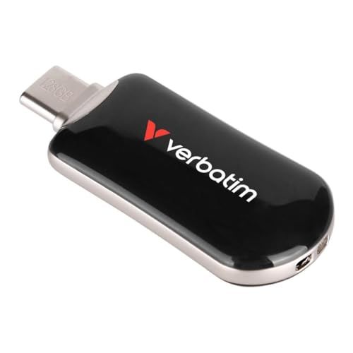 Verbatim Plectra USB-C Flash Drive Black 128GB
