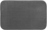 Memorymat 5Five Badkamerkleedje/badmat tapijt - memory foam - donkergrijs - 48 x 80 cm - anti slip mat