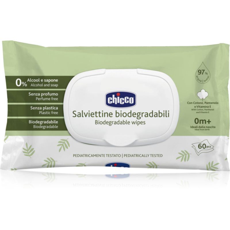 Chicco Megapack Biodegradable Baby Wipes