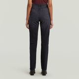 G-Star Iggie Straight Wmn Dames Jeans Worn in Black Crow Katoen/Elastaan Maat 24/32