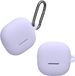 kwmobile Hoes geschikt voor Xiaomi Buds 6 - Siliconen cover voor oordopjes in lavendel