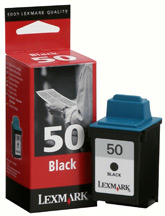 Lexmark Nr. 50 zwarte inktcartridge single pack / zwart