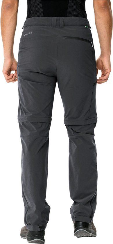 VAUDE Farley Stretch T-Zip III Heren Wandelbroek Zwart Maat 48