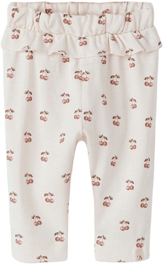 LIL' ATELIER BABY regular casual broek ecru