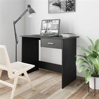 vidaXL Bureau 100x50x76 cm bewerkt hout wit