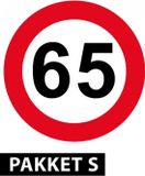 Shoppartners 65 jaar versiering pakket klein