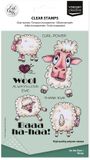 Vaessen Creative Clearstamps Sheep On the farm - Carla Creates