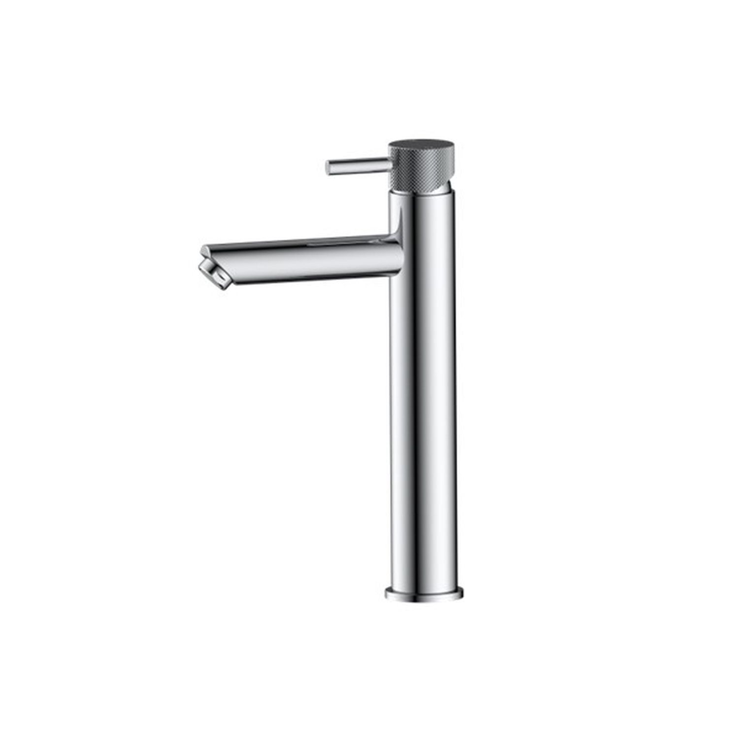 Sanilux Flowy Wastafelmengkraan Opbouw Hoog Rond - Chroom - Messing - 8719304145035