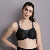 Anita - Performance WireX - Sport bh met beugel - Zwart/antraciet - 85C