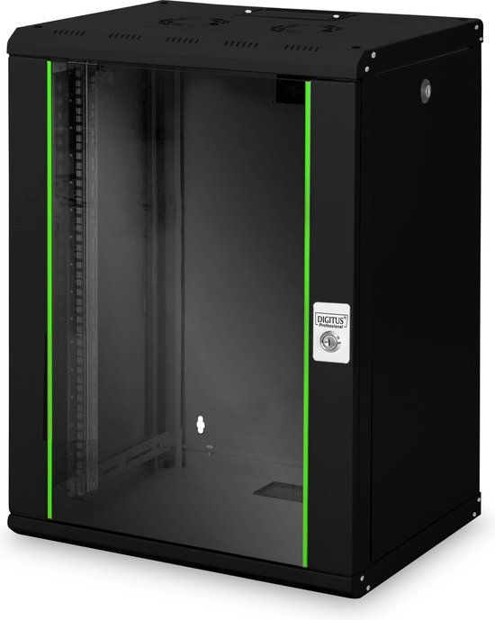 Digitus DN-19 16-U-SW rack 16U Wandrek Zwart