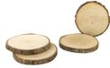 Unyqoos® Set van 4 onderzetters in hout