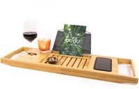 Budu Badplank Bamboe - Verstelbaar Badrek - Houten Badplank - 70-105 cm