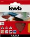 KWB Schuurschijf Delta 93 x 93 mm - Korrel 240 - Klittenbandhechting - 5 stuks