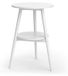 Vicco Salontafel Rondal, Wit, 38 x 38 cm
