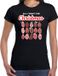 Bellatio Decorations foute kersttrui/t-shirt voor dames - All I want for Christmas - vagina - zwart XS