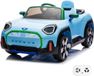 Vrooomy MINI Aceman 12V Elektrische Kinderauto Blauw