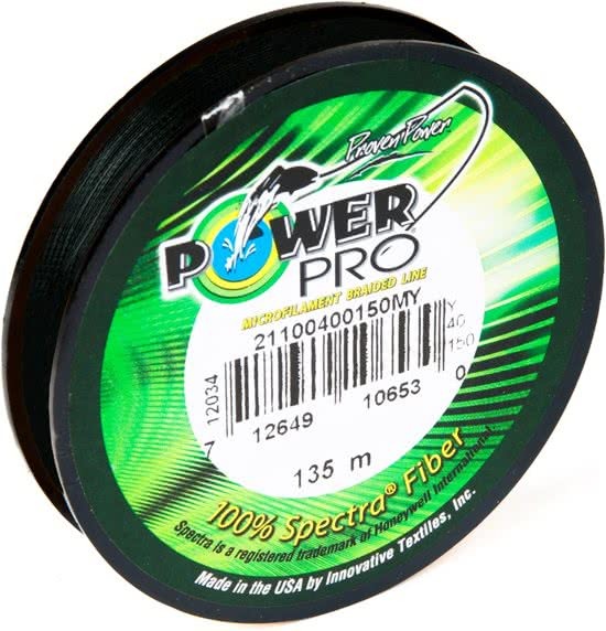 Power Pro Moss Green - Gevlochten lijn - 0.15 mm - 9 kg - 135 m