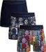 Muchachomalo Boxershorts 3-Pack Robot Heads - Maat XXL