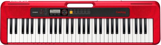 Casio CT-S200 - Keyboard - Rood - 61 toetsen - Met speaker - Met ritmebox - Geschikt voor kinderen