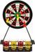 oCreon Dart drinkspel - Partyspel met dartbord - 4 borrelglazen en 4 darts - Grappig drinkspel voor volwassenen - Verjaardag