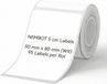 NIIMBOT Labels - Etiketten voor K3/B1/B21/B3S - 50x80 mm - 95 vellen - Wit