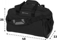 Stanno San Remo Sporttas - Zwart - Maat S