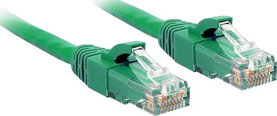 LINDY 48049 RJ45 Netwerkkabel, patchkabel CAT 6 U/UTP 3.00 m Groen Snagless 1 stuk(s)