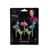Amira powered by decocino Kaarsenset, 5-delig, dino's in leuke kleuren