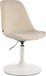 CLP Maverick Eetkamerstoel - Fluweel creme wit