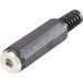 3 BKL Electronic 1108017 Jackplug 3,5 mm Bus, recht Aantal polen: 4 Stereo Zwart 1 stuk(s)