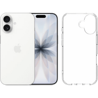 Apple iPhone 17 512GB White + BlueBuilt Protective Back Cover Transparent