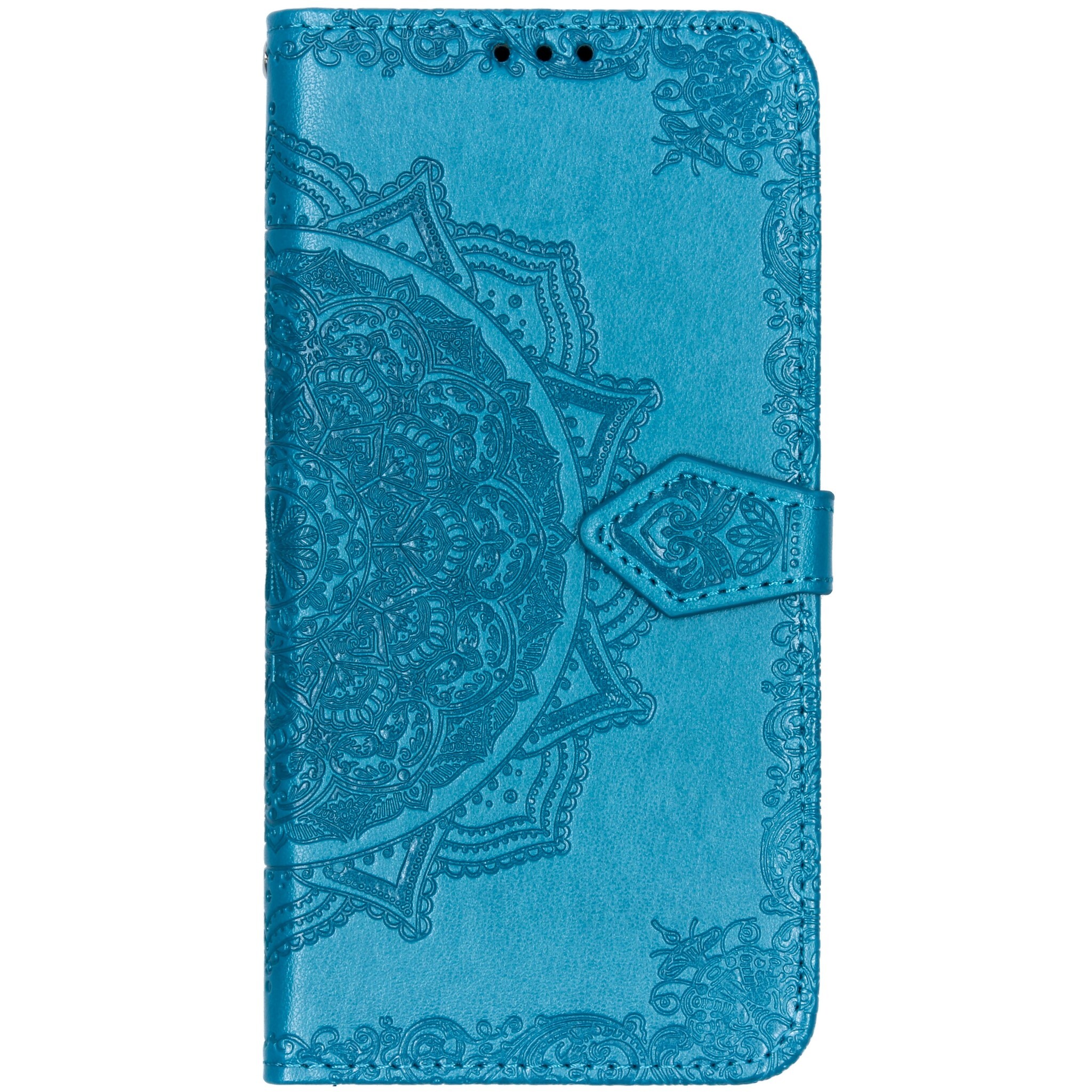 - Mandala Booktype hoesje voor de Samsung Galaxy A50 - Turquoise