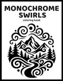 Monochrome Swirls Coloring Book