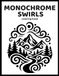 Monochrome Swirls Coloring Book