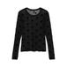 VERO MODA top met hartjes - zwart