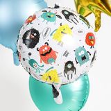 Folat Folieballon Verjaardag Monsters - 45 cm