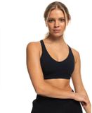 Roxy Heart Sportbeha Medium Impact Zwart S Vrouw