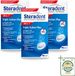 Steradent 3 x Nettoyant pour prothèses dentaires - Contre la plaque dentaire et le tartre - 90 comprimés