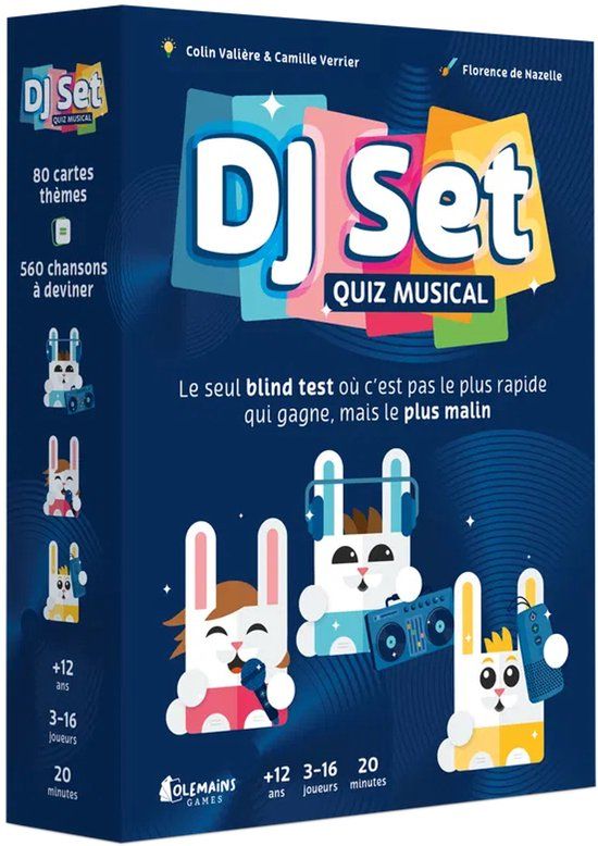Olemains Games DJ SET - Quiz Musical - Version FR - 80 Thèmes - Party Game