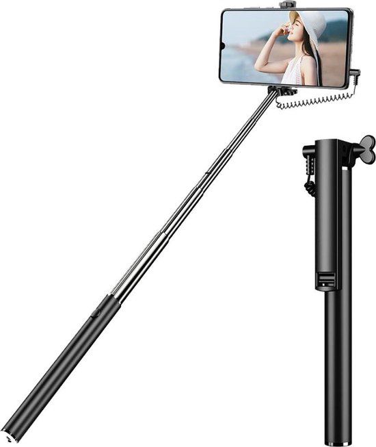 Bigben Connected Mini Bedrade Selfiehouder Zwart