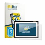 BROTECT Screenprotector 3 Stuks voor Nixplay Klassischer 10.1" HD-Touchscreen Beschermglas transparant