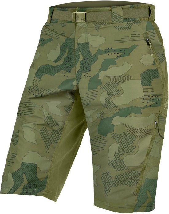Endura Hummvee Shorts with Liner - Men - Tonal Olive - M