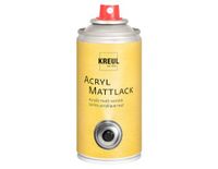 KREUL 821150 - Acryl matte lak, 150 ml spuitbus, kleurloze, niet vergelende, universele matdrogende beschermende lak voor karton, hout, glas, porselein, keramiek